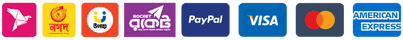 Bkash, Nogot, Upay, Rocket, Paypel, Visa, Mastercard Payment Logo
