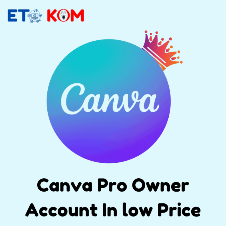 Canva Pro Owner Account In low Price