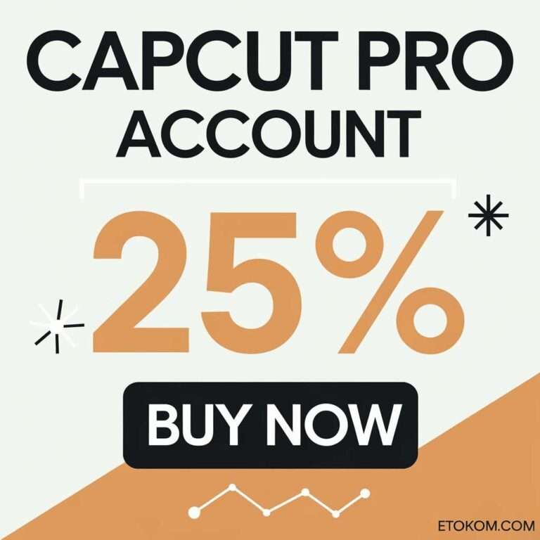 Capcut Pro Account Buy in low price