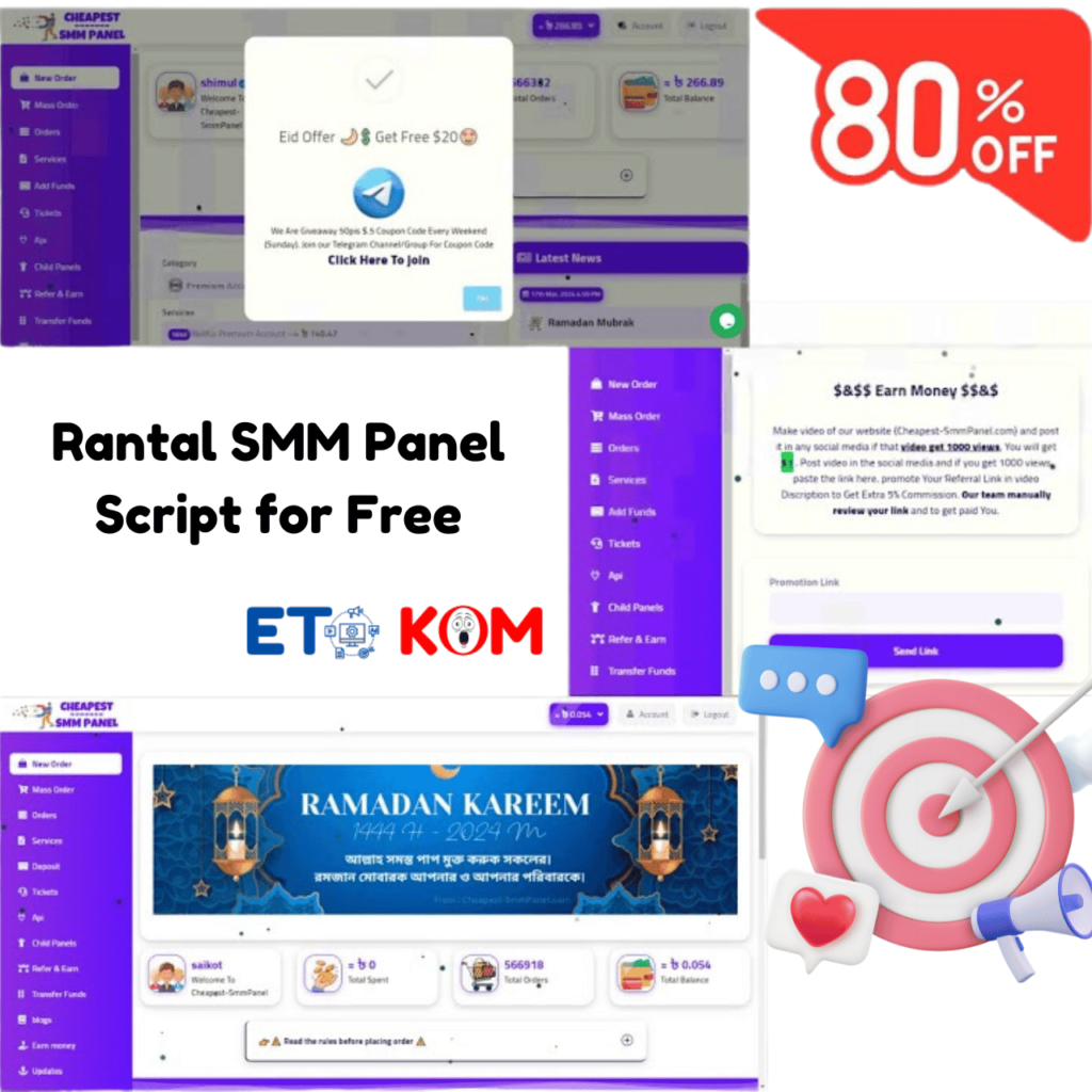 Rantal SMM Panel Script for Free Download in 2024