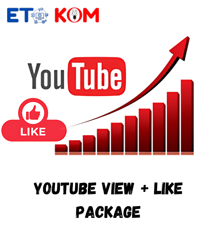 Youtube View + Like Package In Low Price